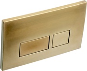 Клавиша двойного смыва Boheme 664-MG, цвет золото матовое ZZ