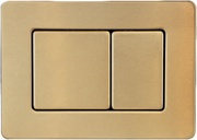 Клавиша двойного смыва Boheme 650-G для инсталляции, нерж.сталь Gold, цвет золото, ZZ