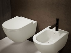 Сиденье для унитаза, с микролифтом, тонкое, (цв.Gloss White), Enjoy ZZ