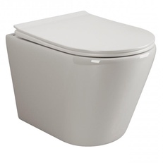 Унитаз подвесной Ceramica Nova Highlight CN1804 с микролифтом, безободковый| 52x36x35
