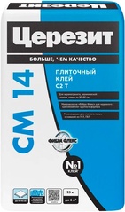 Клей для плитки д/внутр и наружных работ СМ14 25 кг.