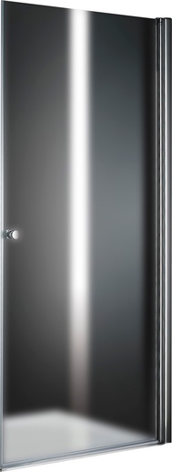 Дверь распашная в нишу 900хh1950мм, Правая, (стекло текстурное Punto 6мм, фурнит. цв.хром), Elena ZZ