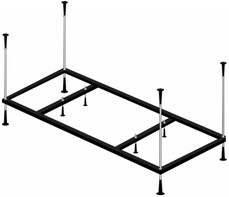Каркас металлический для прямоугольной акриловой ванны 180х80см, (регулируемые ножки, крепёж в компл.), Cezares ZZ