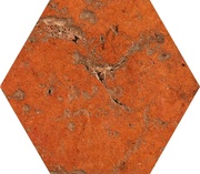 Cotto Del Campiano Rosso Siena Esagone ZZ 15.8x18.3