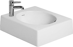Раковина 420х420h170мм, отверстие д/смесит. слева, (крепл. в компл.) Architec ZZ