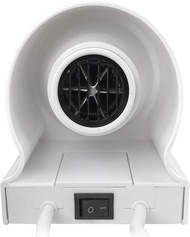 Фен стационарный для волос в ванную комнату с боковым креплением, 1800W, цв.белый ZZ