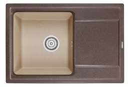 Мойка кухонная Granula Hibrid HI-74 эспрессо-песок| 50x74x22