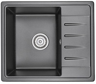 Мойка кухонная Granula Standart ST-5803 черная| 50x58x20