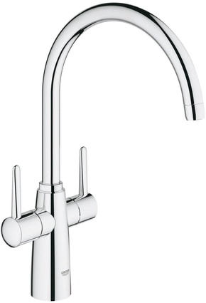 Смеситель Grohe Ambi 30189000 для кухонной мойки| 15x37x26