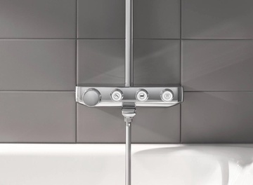 Душевая система с термостатом Euphoria SmartControl, верхний душ 260 мм, ручной душ, душ.шланг1750 мм, хром ZZ