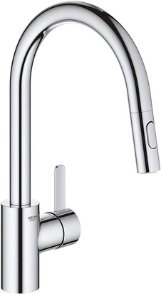 Смеситель Grohe Eurosmart Cosmopolitan 31481001 для кухонной мойки| 5x38x22