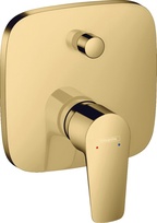Смеситель для душа с переключателем, встраиваемый в стену, внешняя часть (БЕЗ внутр. части – Ibox арт. 01800180), (цв.золото), Talis E ZZ товар