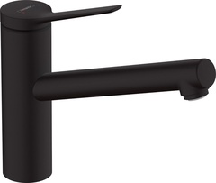 Смеситель для кухни, 150, 1jet, (цв.матовый черный), Zesis M33 ZZ