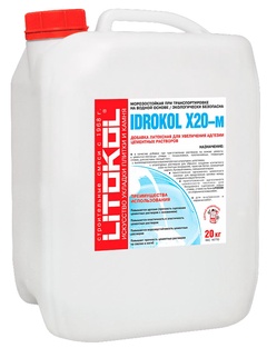 Добавка латексная для увеличения адгезии цементных растворов Idrokol x20-m 20 кг ZZ