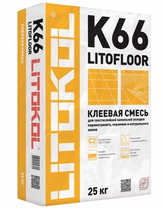 Клеевая смесь LitoFloor K66 25 кг. ZZ