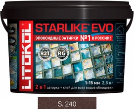 Затирка Starlike EVO MOKA S.240  2,5 кг. ZZ