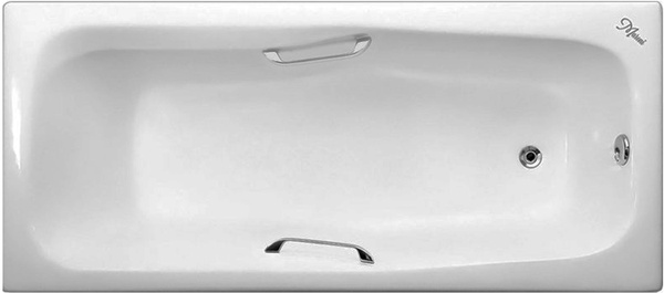 Чугунная ванна Maroni Giordano 180x80 с ручками| 180x80x40