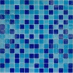 Мозаика MC128 (чип 2x2 мм) сине-голубой миксZZXX32.7x32.7