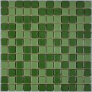 Мозаика 25FL-M-059 (зеленый 10%) интерьерная (чип 2.5x2.5) ZZ|31.5x31.5