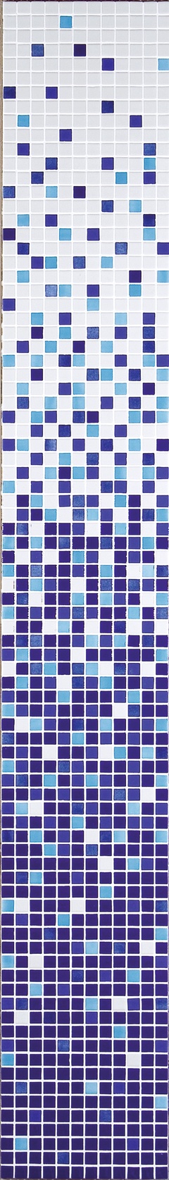 Растяжка из мозаики (8 шт) цвет фиолетовый ZZ|32,7х261,6