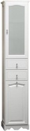 Пенал Риспекто напольный 404*1988*380мм, правый, с бел. корзиной, цвет белый матовый ZZ