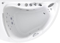 Акриловая ванна Radomir Альбена Специальный Chrome 168x120 левая с пультом| 168x120x48