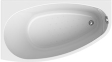 Ванна акриловая "ОРСИНИ", 1600х900 левая, смес./излив "МиниБриз/Линкольн-BRONZE(мал)", каркас и слив-перелив (бронза) в компл., БЕЗ панели ZZ