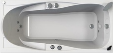 Акриловая ванна Radomir Парма-дона Релакс Chrome 180x85 R, с пультом| 180x85x46