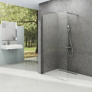 Душевое ограждение Walk-In Wall 700x2000 мм хром глянец, стекло прозрачное ZZ