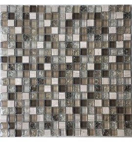 Мозаика из стекла на сетке SK10-059 ZZ |30x30