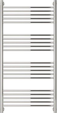 Полотенцесушитель "Богема+" 1200*600 мм, Н.Г. подключ. 3/4, комплектующие в комплекте, хром ZZ
