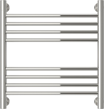 Полотенцесушитель "Богема+" 500x500 мм, прямой, подключ. 3/4, комплектующие в комплекте, хром ZZ