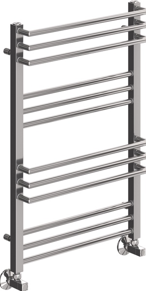 Полотенцесушитель "Кельн", 500x h800 мм/ П12, уголки квадрат. и отражатели в комплекте ZZ