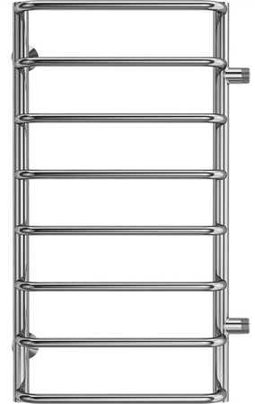 Полотенцесушитель водяной TERMINUS Стандарт П8, 400х800, боковое подключение 500, хром, ZZ