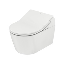 Унитаз подвесной, безободковый, 380х580хh335мм, БЕЗ сиденья, TORNADO FLUSH, CEFIONTECT, Washlet RP ZZ