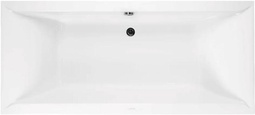 Ванна прямоугольная 180x80xh45см, без панели и каркаса, (акрил цв.белый), Veronela ZZ