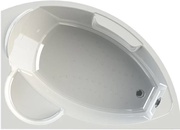 Ванна акриловая "Алари", 1680х1200x500 мм, левая, БЕЗ каркаса, слива-перелива и панели, белая ZZ