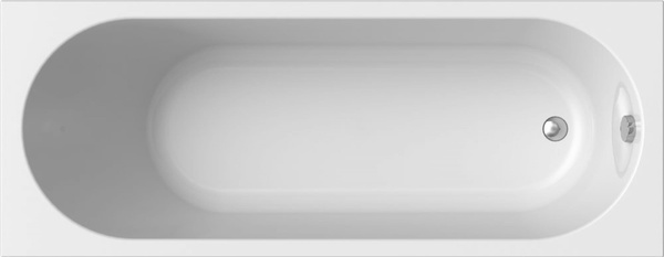 Ванна акриловая "Виктория" 160х70 см, каркас В КОМПЛЕКТЕ (разборный), БЕЗ слива-перелива и панелей, белая ZZ товар