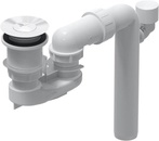 Система слива-перелива для ванн без переливного отверстия, (пластик, цв.белый), ViFlow ZZ