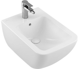 Биде подвесное Villeroy & Boch Venticello 4411 00R1 alpin, Ceramicplus| 37x28x56