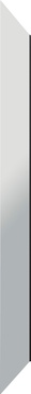 Боковая стенка для душевого ограждения в нишу 900х200 см, профиль черный, стекло прозрачное ZZ