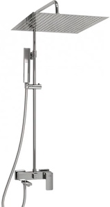 Душевая комплект для ванны и душа Wasserkraft SK17701CH, (смеситель и вертикальная штанга с держателем), цв.хром ZZ