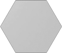 Mini Hexa Liso Ice White matt ZZ|15x17,3