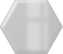 Mini Hexa Bevel Ice White Gloss ZZ|15x17,3