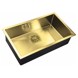 Мойка кухонная Zorg Inox Pvd SZR-7444 bronze| 44x74x20
