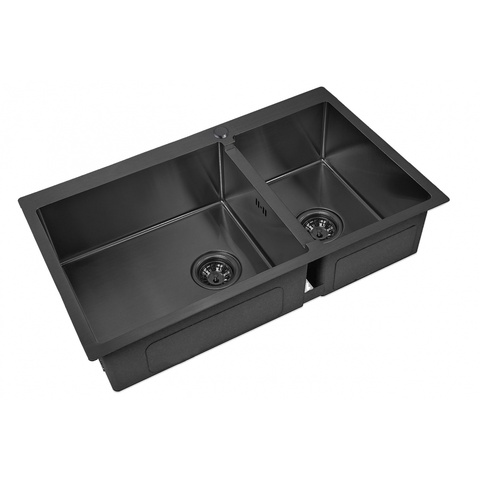 Мойка кухонная Zorg Inox PVD 78-2-51 L grafit| 51x78x20