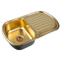 Мойка кухонная Zorg Inox Pvd SZR-7749 bronze| 49x77x18