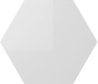 Hexa Liso Ice White Gloss ZZ |21.5x25